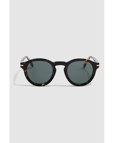 Carrera Round Tortoiseshell Sunglasses, Black - Multicolour