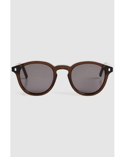 Monokel Nelson - Round Sunglasses, Brown