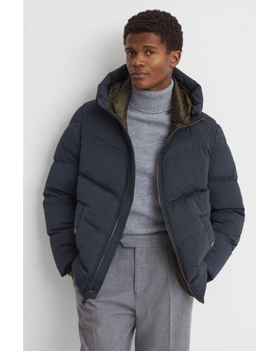 Woolrich Premium Quilted Coat - Blue