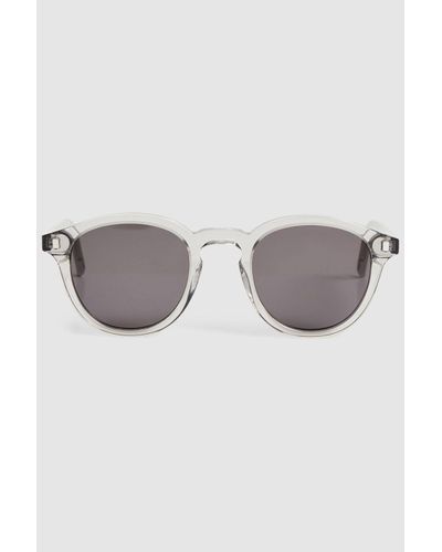 Monokel Nelson - Round Sunglasses, Grey