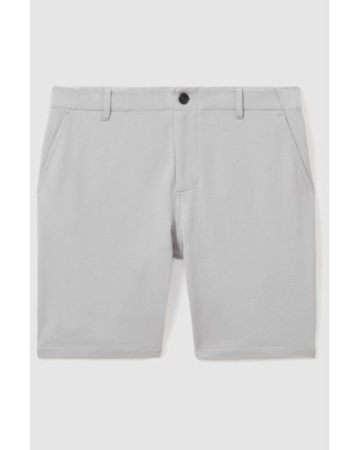 PAIGE Tailored Knitted Shorts - Grey