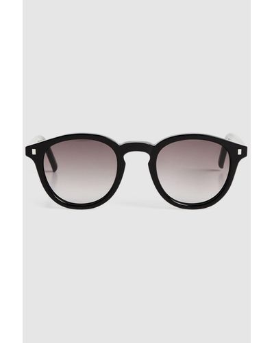 Monokel Nelson - Round Sunglasses, Black