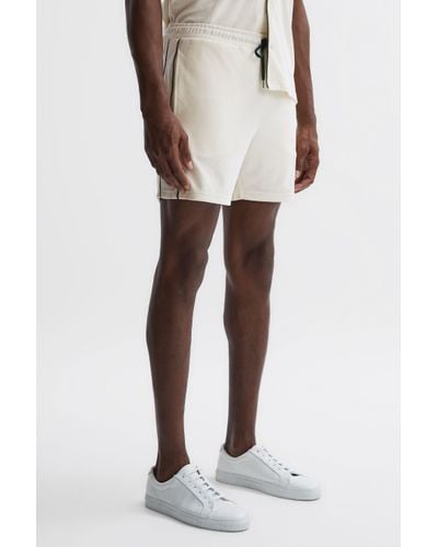 Reiss Fredericks - Ecru Towelling Drawstring Shorts - Multicolour