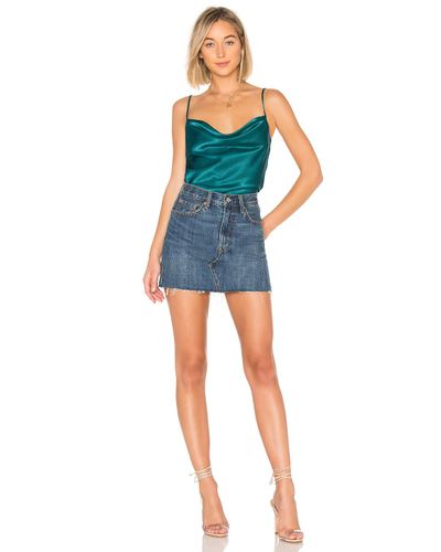 Lovers + Friends Synthetic Rhode Cami in Emerald (Green) - Lyst