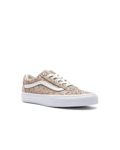 Vans Chunky Glitter Old Skool Sneaker in White | Lyst