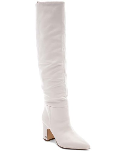 white sam edelman boots