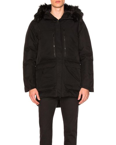 The North Face Synthetic Cryos Expedition Gtx Parka With Faux Fur Trim in  Black for Men - Lyst