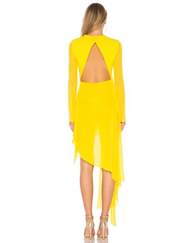 off white yellow dress