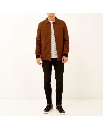 river island coach jacket