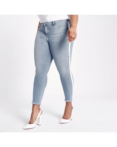 River Island Cotton Plus Blue Molly 
