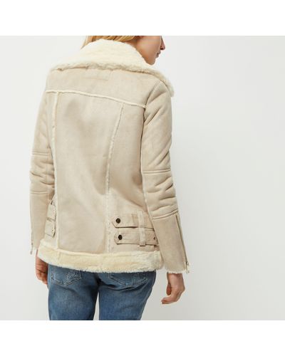 cream suede jacket
