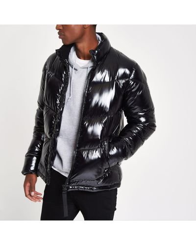 river island shiny jacket