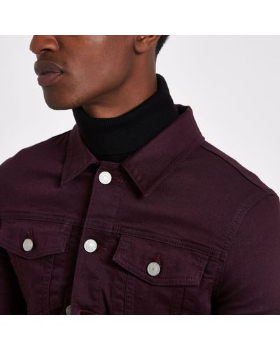 river island burgundy bolsa