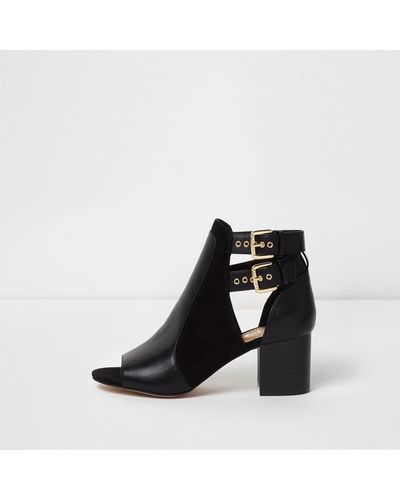 peep toe boots river island