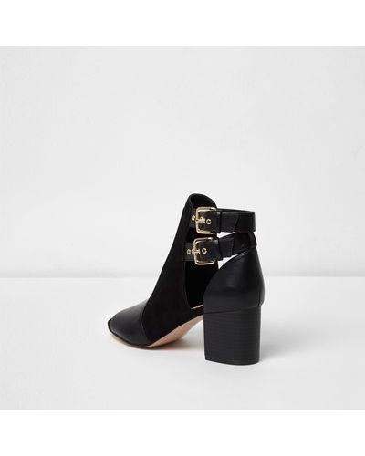 peep toe boots river island