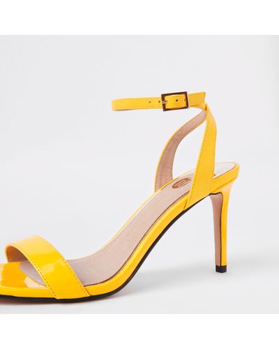 Bottega Veneta Fishnet Mesh Leather Anklet Heeled Sandals in Black - Lyst