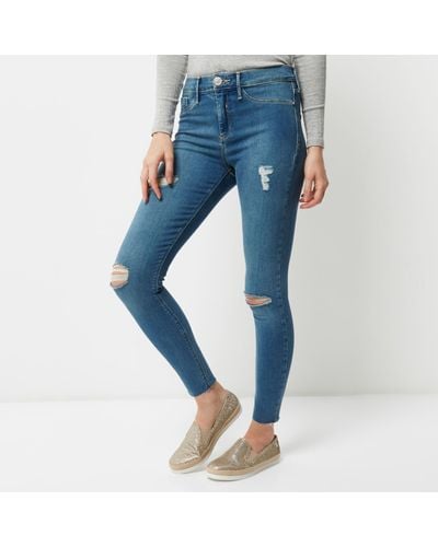 river island molly mid rise jeggings