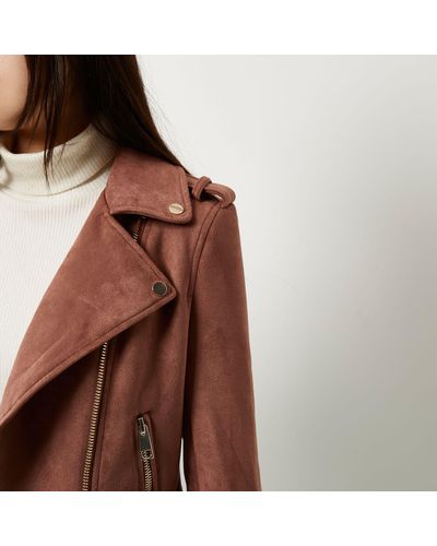 dusky pink biker jacket