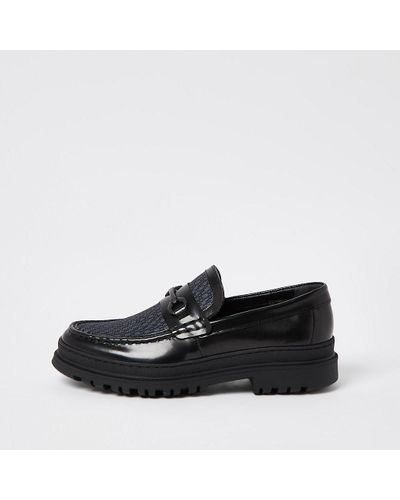 river island chunky loafers