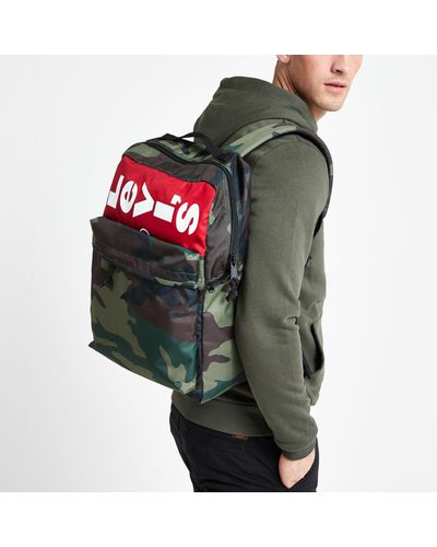 levi's camo backpack