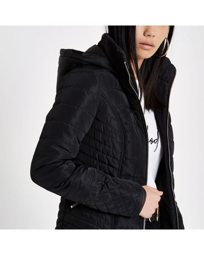 river island faux fur bolsa