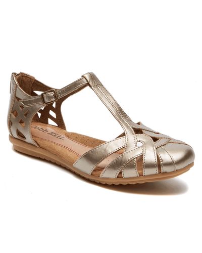 Rockport Cobb Hill Womens Ireland Fisherman Sandal - Size 9 N Rosegold