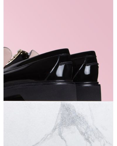 Roger Vivier Leather Shoes in Black - Lyst