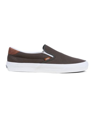 olive vans slip on