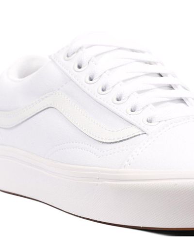 vans comfy cush white