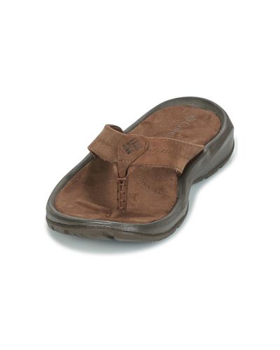 Columbia Leather Manarola Ii Flip Flops / Sandals (shoes) in Brown for Men  | Lyst UK