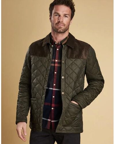 Barbour Gillock Quilt Sage in Green for Men | Lyst