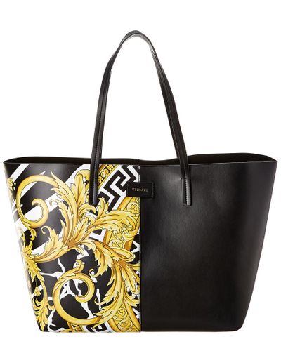 black versace tote bag