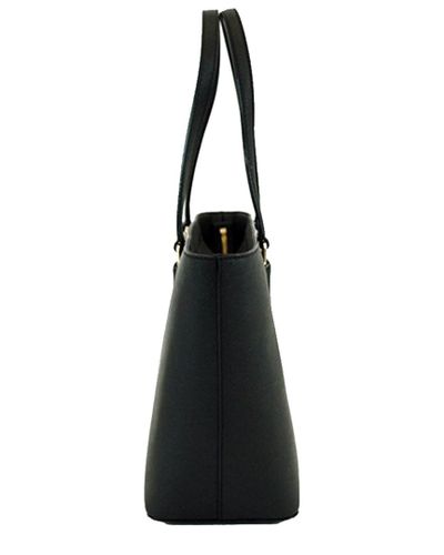 kate spade black leather tote bolsa