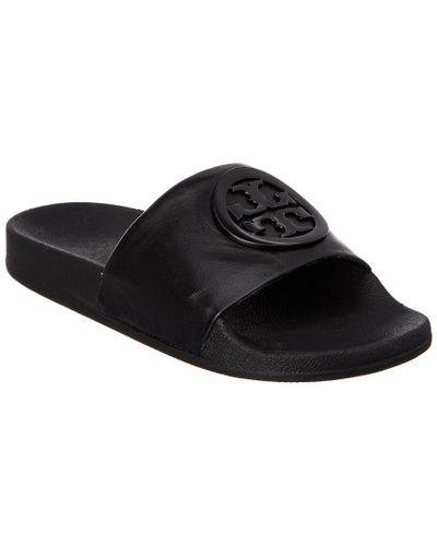 tory burch slides black