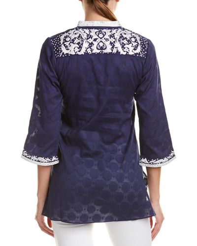 Sulu Collection Tunic in Blue - Lyst