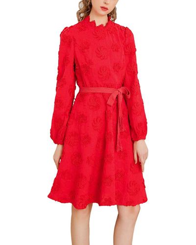 BURRYCO Dress in Red | Lyst