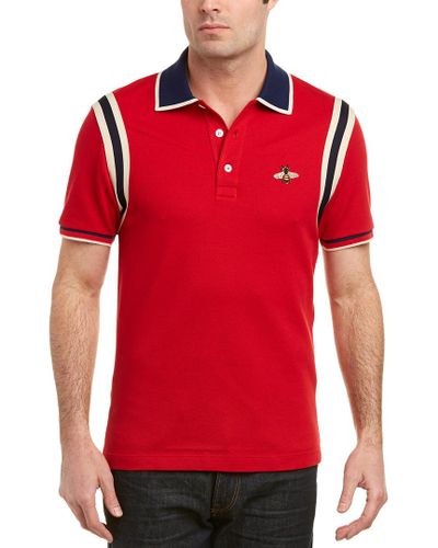 gucci polo red