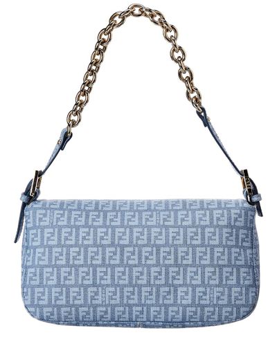 blue fendi purse