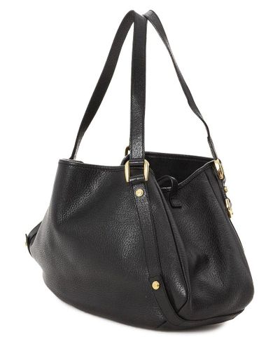 Gucci Black Leather Shoulder Bag - Lyst
