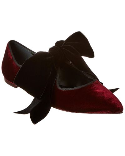 tory burch maroon flats