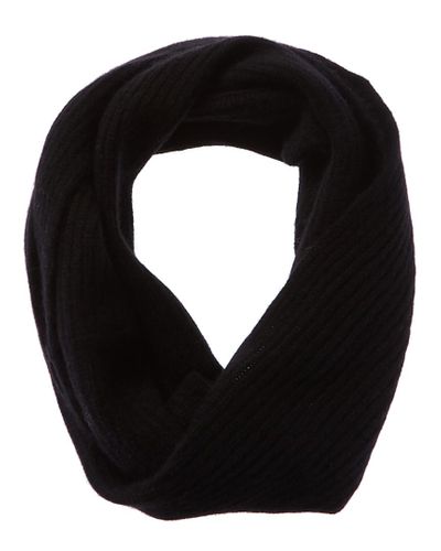 black cashmere infinity scarf