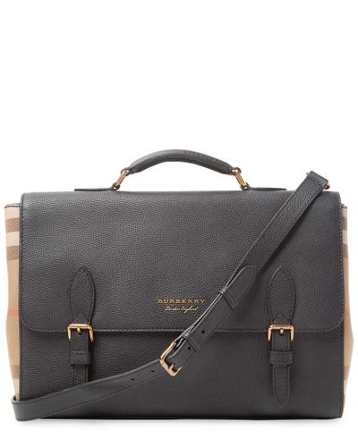 burberry leather satchel