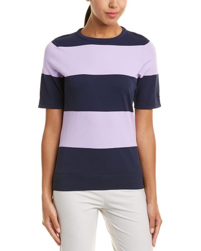 puma stripe crew neck sweater