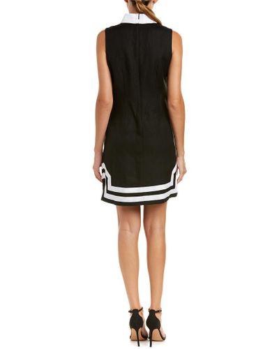 eliza j mandarin collar shift dress