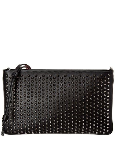 black spiked purse
