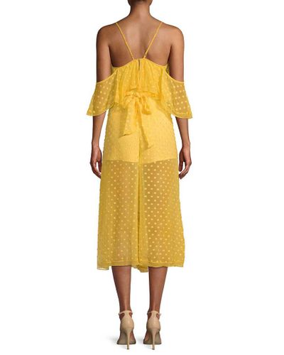 Alice McCALL What You Waiting For Silk Jumpsuit in Yellow - Lyst