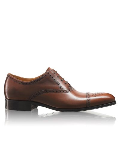 Russell Bromley Leather Arcus Toe Cap Brogue In Brown For Men Lyst
