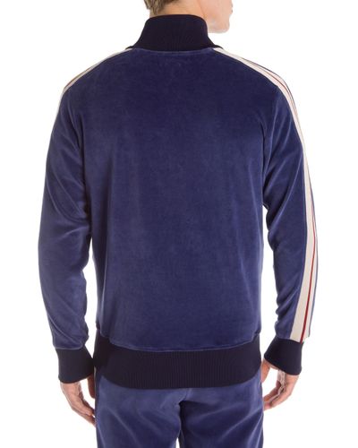 palm angels velour track jacket