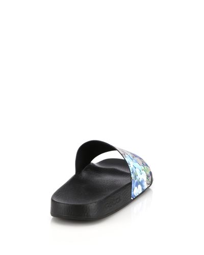 gucci slides blue bloom