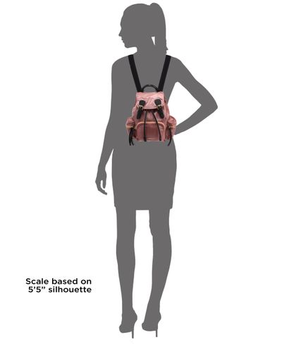 pink burberry backpack